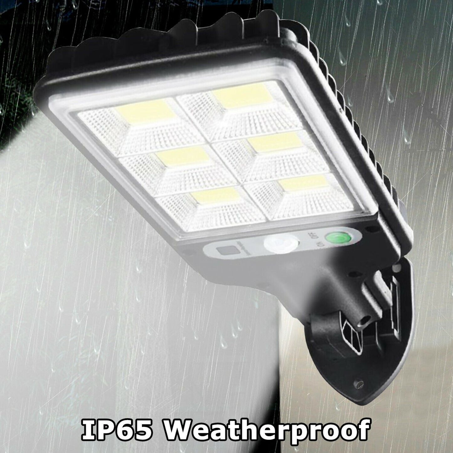 72 COB LED Solar Motion Sensor Wall Light – Outdoor Security Lighting